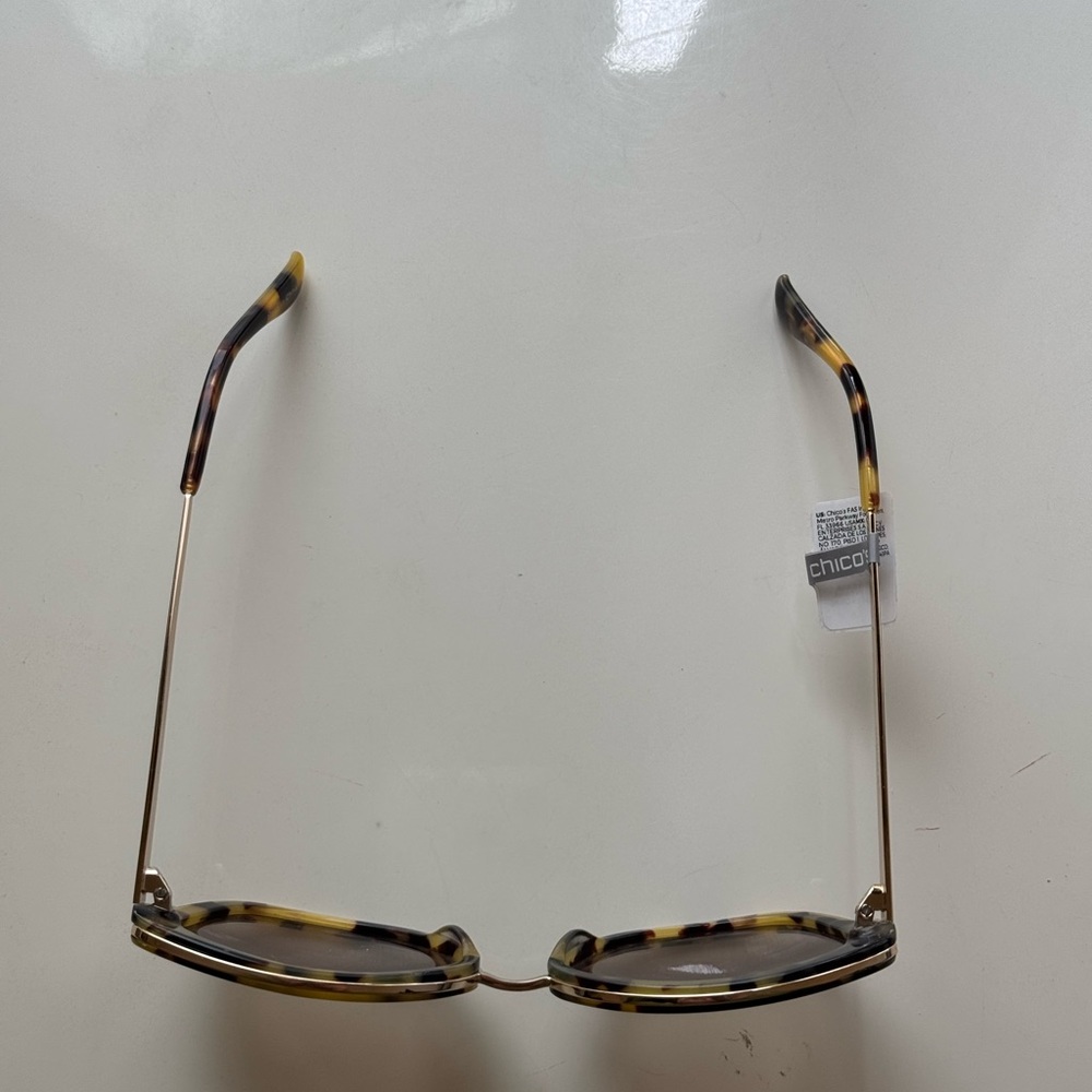 Chico's Brown Oversized Sunglasses with Tortoiseshell Pattern - Picture 6 of 16